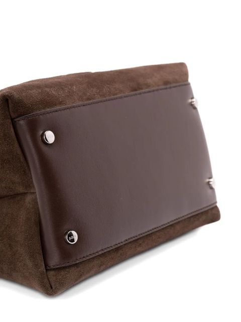 Tod's Micro leather tote bag - Brown - zdjęcie produktu nr 2