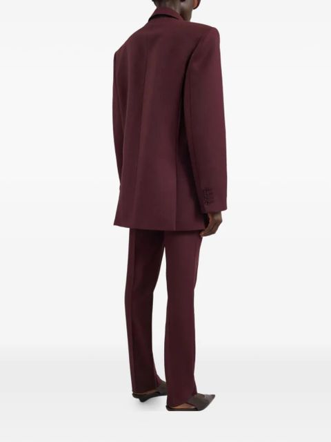 The Frankie Shop Monterey double-breasted blazer - Red