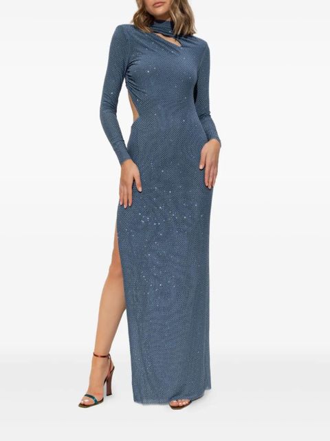 Self-Portrait rhinestone-embellished dress - Blue - zdjęcie produktu nr 2