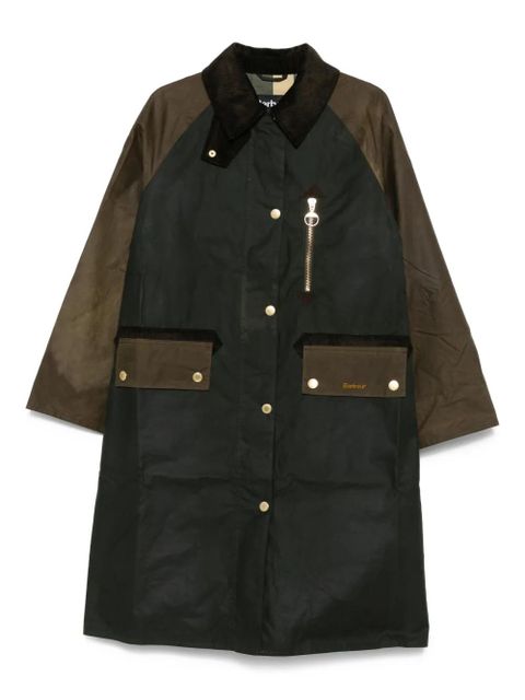 Barbour raglan-sleeve buttoned coat - Green - zdjęcie produktu nr 1