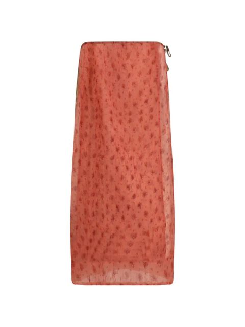 GANNI printed skirt - Red - zdjęcie produktu nr 1