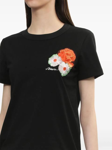 3.1 Phillip Lim logo-embroidered T-Shirt - Black