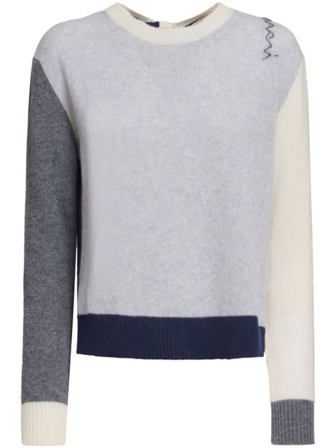 Marni colourblock sweater - Grey - zdjęcie produktu nr 1