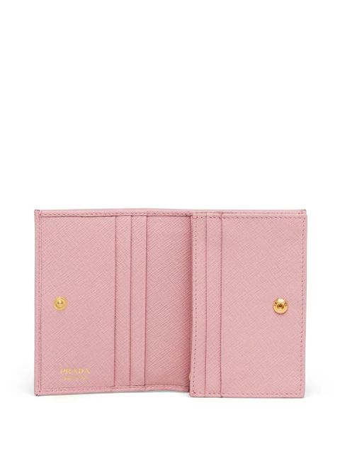 Prada small Saffiano leather wallet - Pink