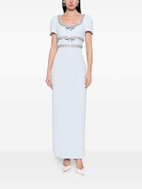 Self-Portrait embellished maxi dress - Blue - zdjęcie produktu nr 2