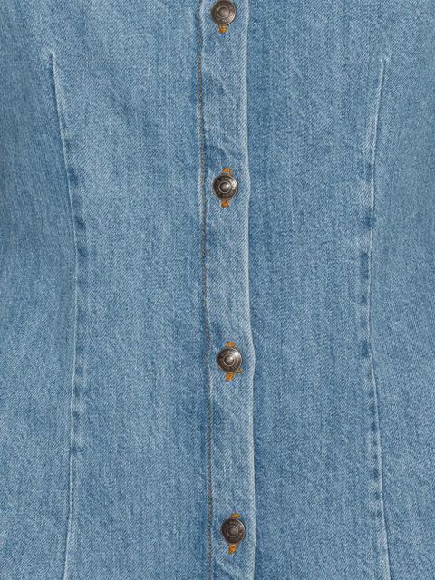 ROTATE BIRGER CHRISTENSEN denim shirt - Blue