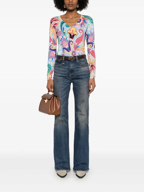 ETRO paisley-print sweater - Blue - zdjęcie produktu nr 2