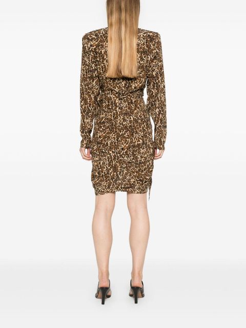 ISABEL MARANT Cleora mini dress - Brown