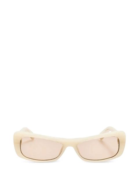 Jacquemus rectangle sunglasses - Neutrals - zdjęcie produktu nr 1