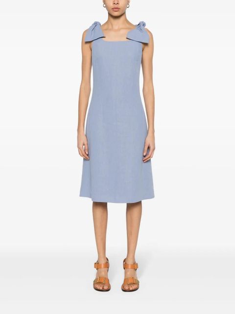 Chloé linen midi dress - Blue