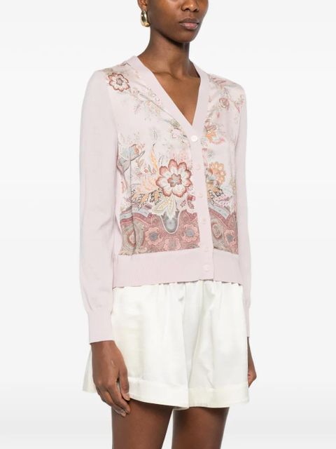 ZIMMERMANN Luna floral print cardigan - Pink