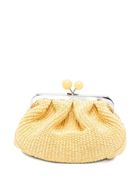Max Mara Pasticcino woven clutch bag - Yellow - zdjęcie produktu nr 1