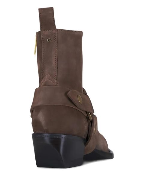 Golden Goose Debbie suede boots - Brown