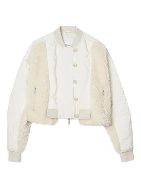 3.1 Phillip Lim quilted teddy-panelled jacket - Neutrals - zdjęcie produktu nr 1