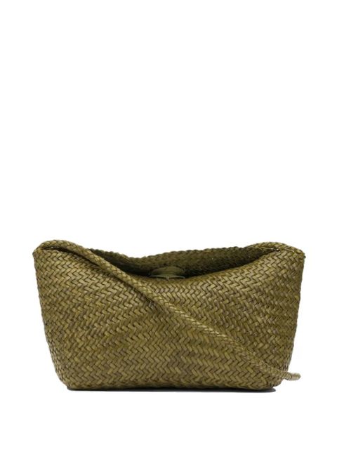 DRAGON DIFFUSION Corsina woven shoulder bag - Green - zdjęcie produktu nr 1