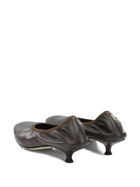 Aeyde kitten heel pumps - Brown