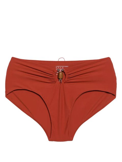 Christopher Esber Crystal Orbit swim briefs - Brown - zdjęcie produktu nr 1