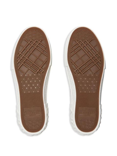 Burberry checkered sneakers - Brown - zdjęcie produktu nr 2