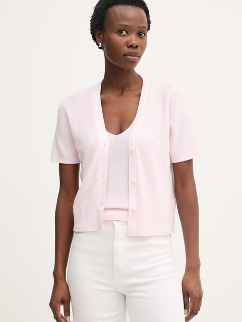 Calvin Klein Jeans kardigan damski bawełniany - zdjęcie produktu nr 1