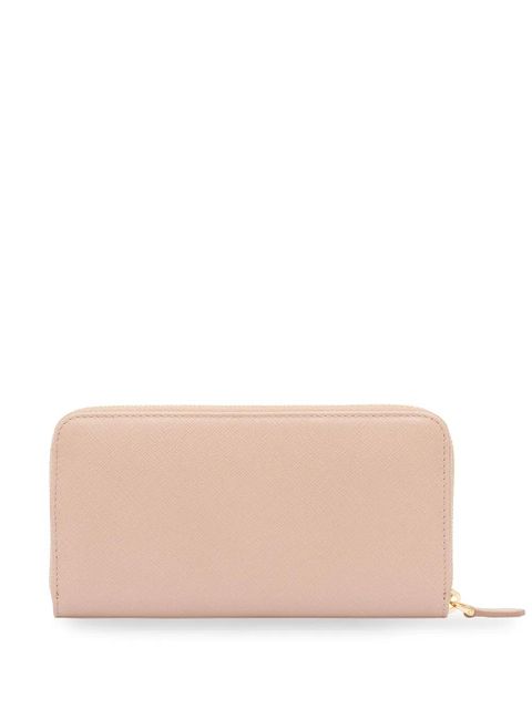 Prada Saffiano leather logo plaque wallet - Pink - zdjęcie produktu nr 2