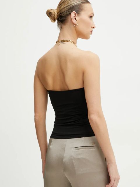 Marciano Guess bluzka ALVA damska kolor czarny gładka 5GGP06 6259A