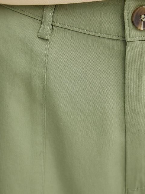 United Colors of Benetton spodnie damskie kolor zielony proste high waist 4NPHDF09D - zdjęcie produktu nr 2