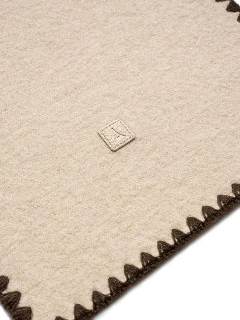 Manière De Voir Aube stitched scarf - Neutrals