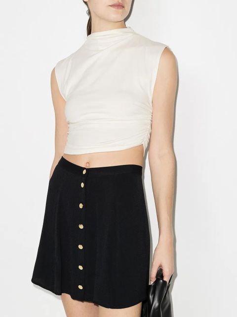 Reformation Lindy organic cotton crop top - Neutrals