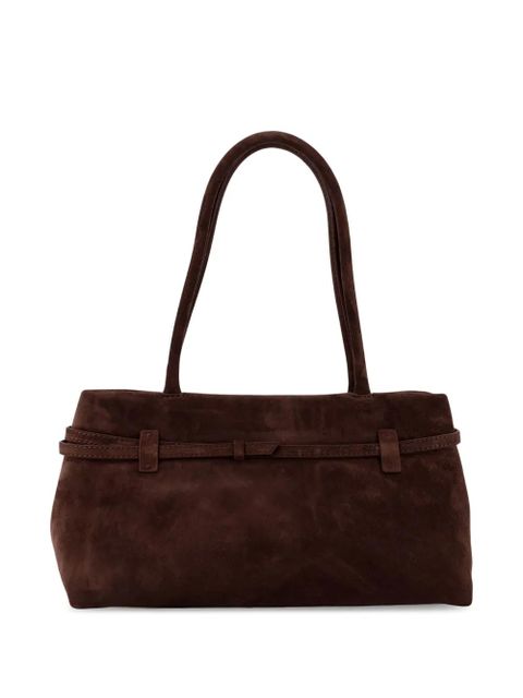 Manu Atelier Le Cambon East West suede bag - Brown - zdjęcie produktu nr 2
