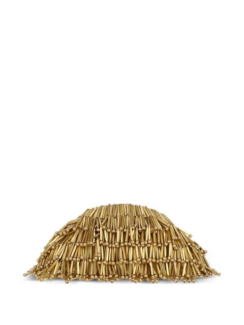 Cult Gaia nano Jaala beaded clutch bag - Gold - zdjęcie produktu nr 2