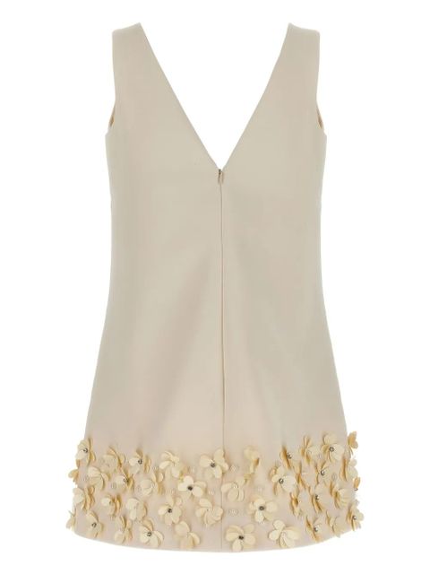 Self-Portrait sequin-embellished crepe mini dress - Neutrals - zdjęcie produktu nr 2