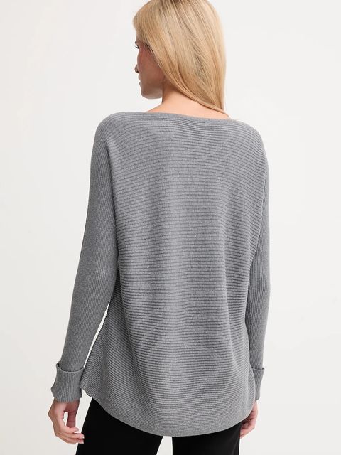 United Colors of Benetton sweter z dodatkiem wełny damski kolor szary 1Y6SD10CH - zdjęcie produktu nr 2