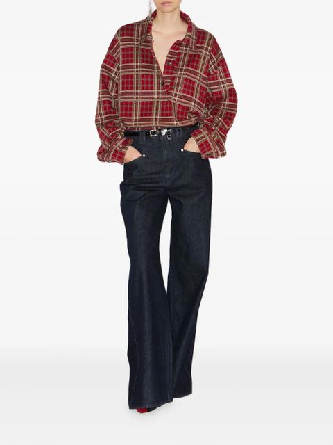 ISABEL MARANT Lemony wide-leg trousers - Blue - zdjęcie produktu nr 2