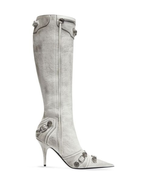 Balenciaga Cagole point-toe boots - White