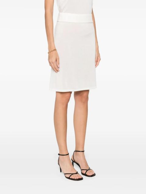 TOTEME knitted mini skirt - White