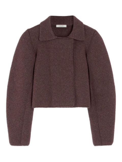 LEMAIRE felted double-breasted blouson - Brown - zdjęcie produktu nr 1