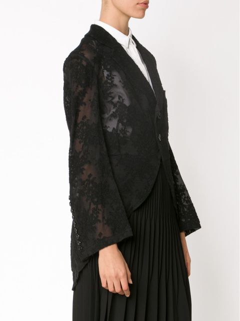Comme Des Garçons lace blazer - Black