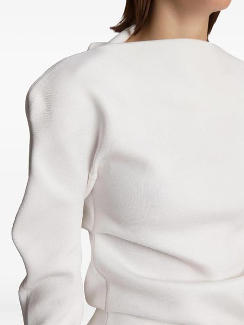 KHAITE Lovisa long-sleeve top - White