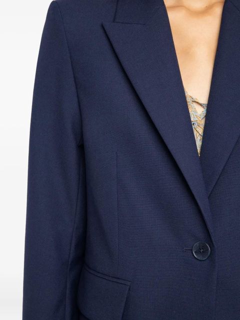 Zadig&Voltaire single-button blazer - 434 BLUEBERRY