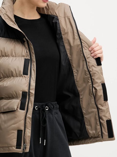 The North Face kurtka Limbara Insulated kolor brązowy zimowa NF0A8DZXBOW1