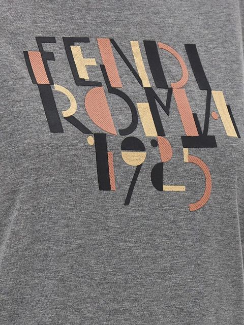 FENDI Roma 1925 T-shirt - Grey
