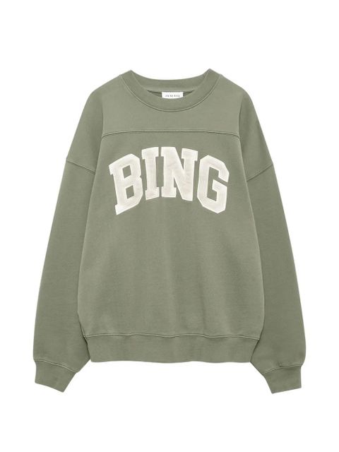 ANINE BING appliqué sweatshirt - Green - zdjęcie produktu nr 1