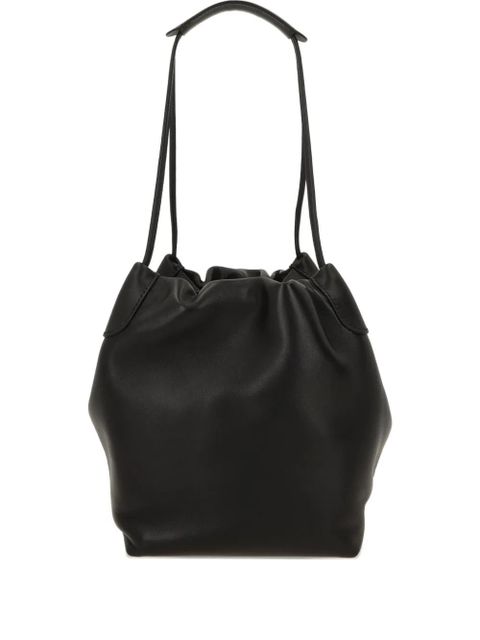 Loro Piana gathered shoulder bag - Black - zdjęcie produktu nr 1