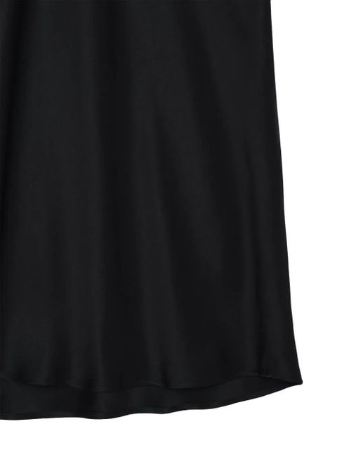 ANINE BING flared silk maxi skirt - Black