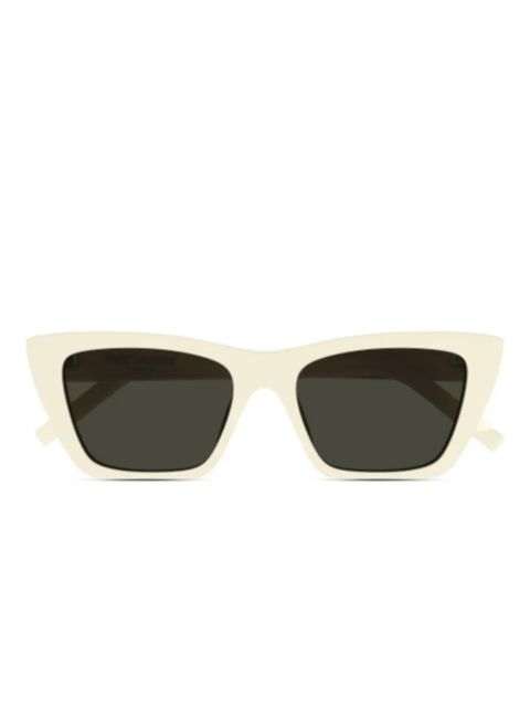 Saint Laurent Eyewear square-frame sunglasses - Neutrals - zdjęcie produktu nr 1