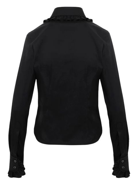 Vivienne Westwood ruffled cutout shirt - Black - zdjęcie produktu nr 2
