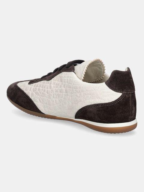 Weekend Max Mara sneakersy skórzane Wkalancia kolor beżowy 2615761074600