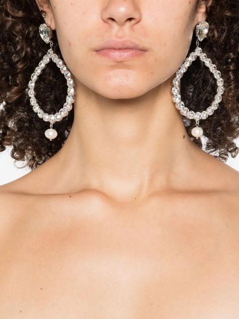 Magda Butrym crystal-embellishment drop earrings - Silver