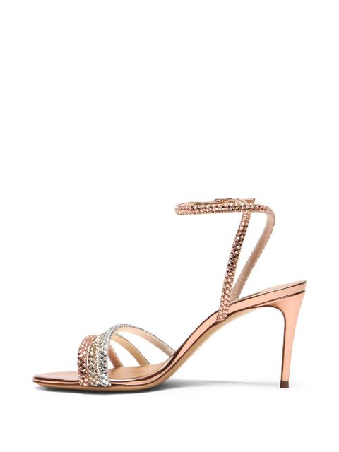 Casadei Julia Andromedea embellished ankle strap sandals - Pink