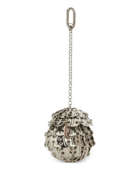 Rabanne chain keyring - Silver